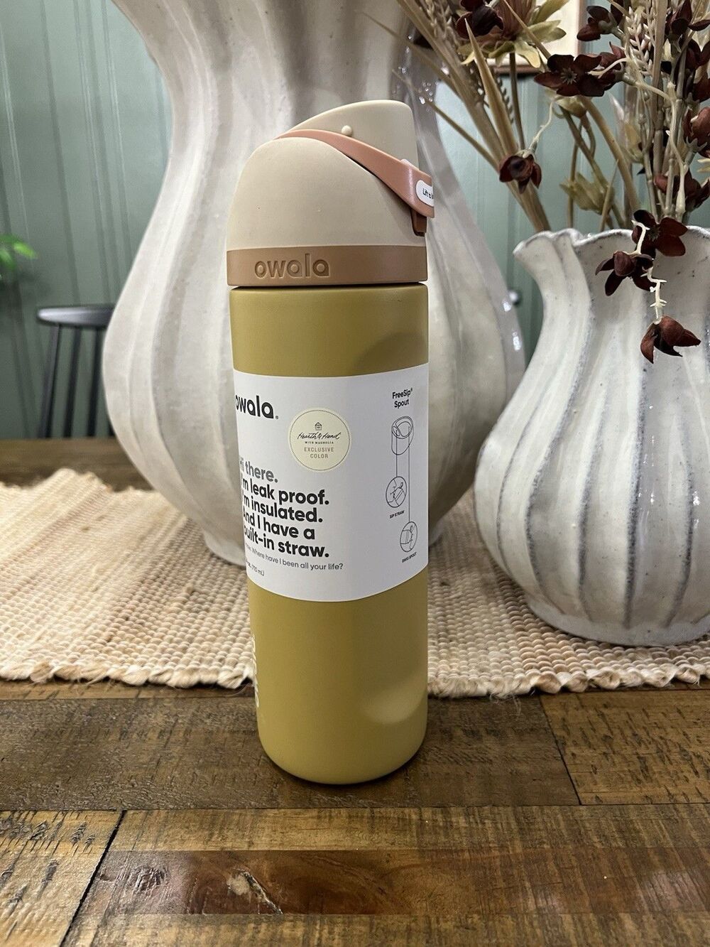 Owala 24oz FreeSip - Sunflower Bouquet - Hearth & Hand with Magnolia: NEW